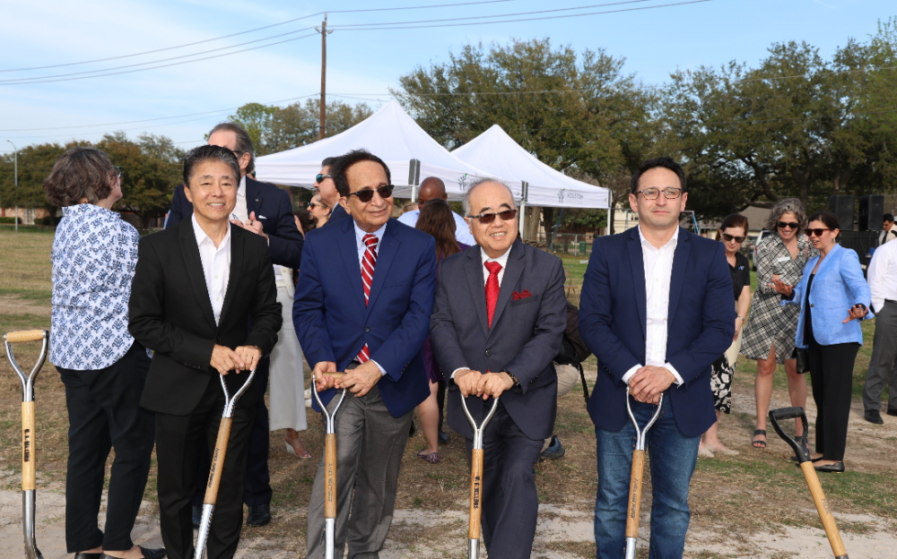 夏普斯堂步道(Sharpstown Trail)動土典禮,冠蓋雲集