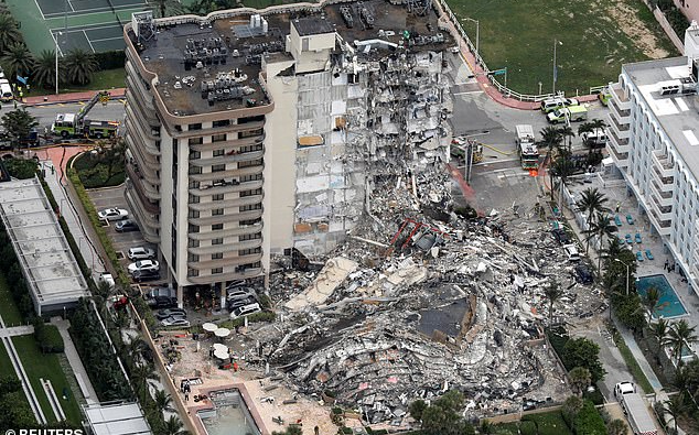 迈阿密建筑物倒塌死亡人数上升至 4人 仍有159人失踪
