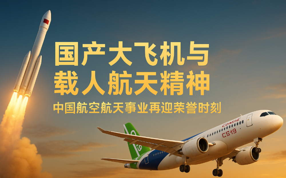 国产大飞机与载人航天精神 —— 中国航空航天事业再迎荣耀时刻