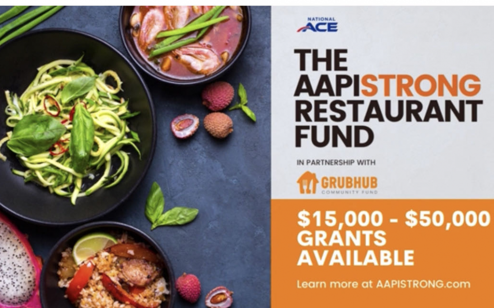 AAPISTRONG 亚太裔餐厅资金补助 今年申请时间延至 9月 4 日截止