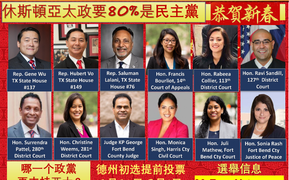 2024大選拉開序幕 — 將如何影響德州華人的未來?