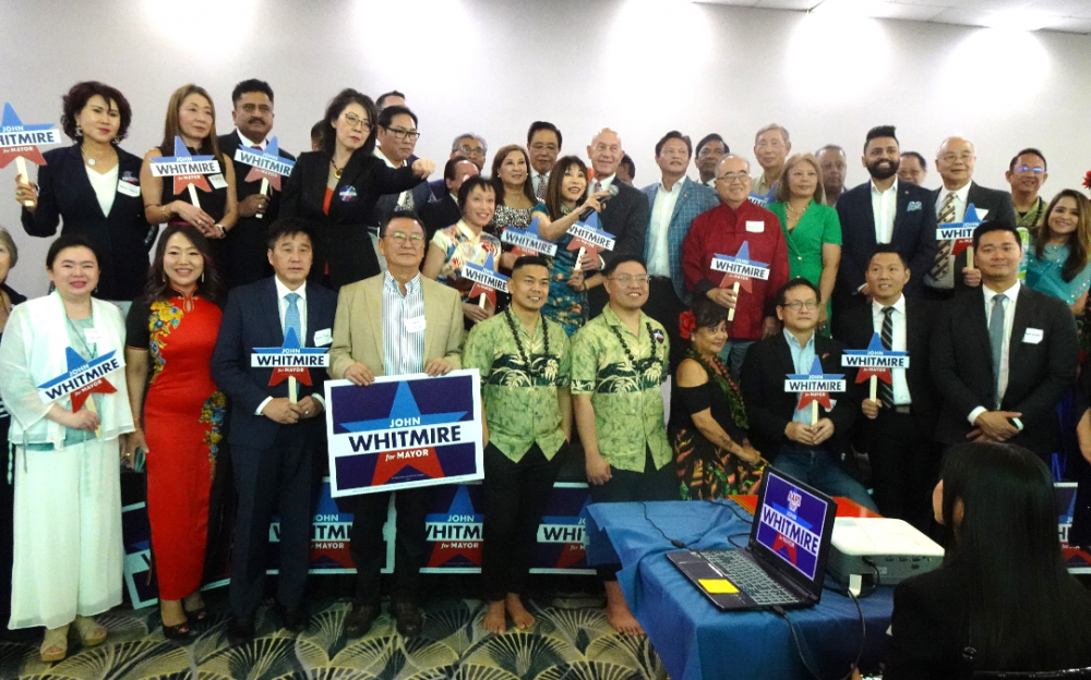 休市市長候選人John Whitmire 歡宴亞太裔美國人 呼籲亞太裔美國人行使權力,選出有擔當的新市長