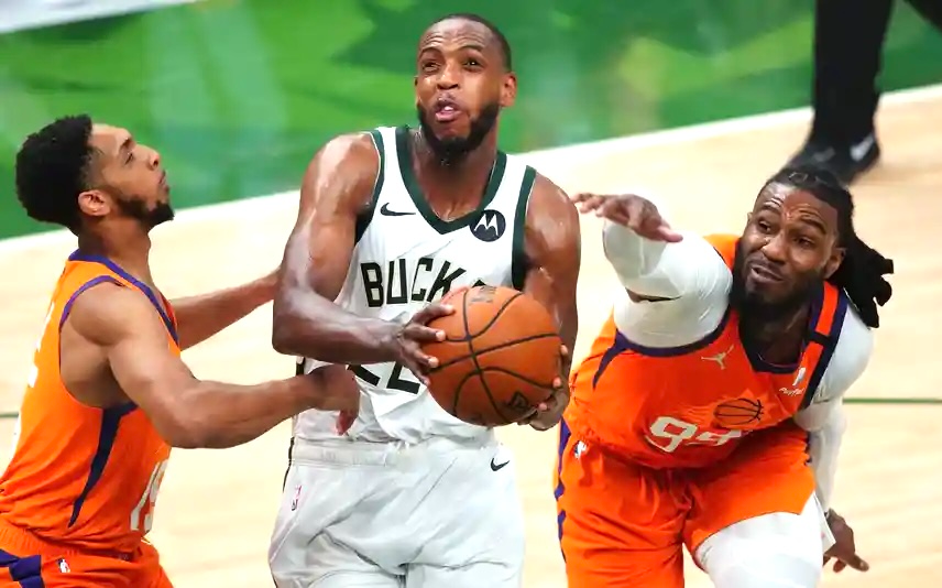 米德尔顿狂砍40分 雄鹿109:103击败太阳 2:2 追平 NBA 总决赛