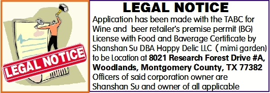LEGAL NOTICE