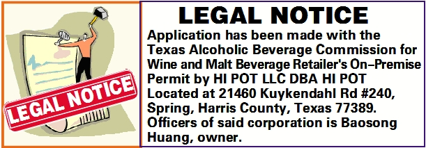 LEGAL NOTICE