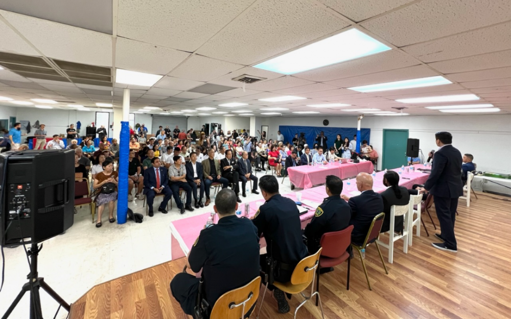 休斯顿亚裔社区安全大会,民选官员、警察局消防局官员等出席