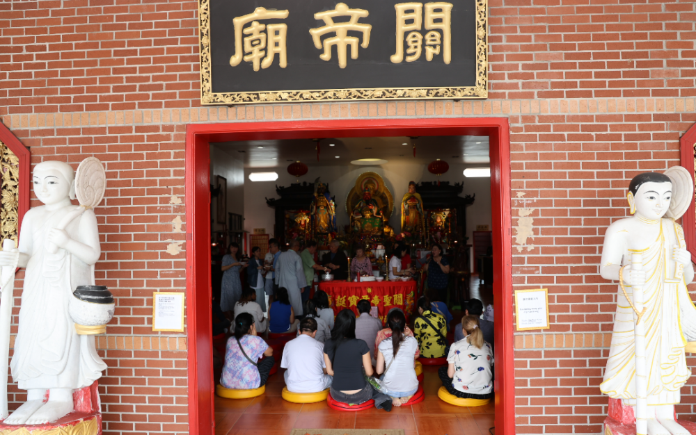 美國德州關帝廟會長吳華利 率信眾舉辦關聖帝君誕辰法會