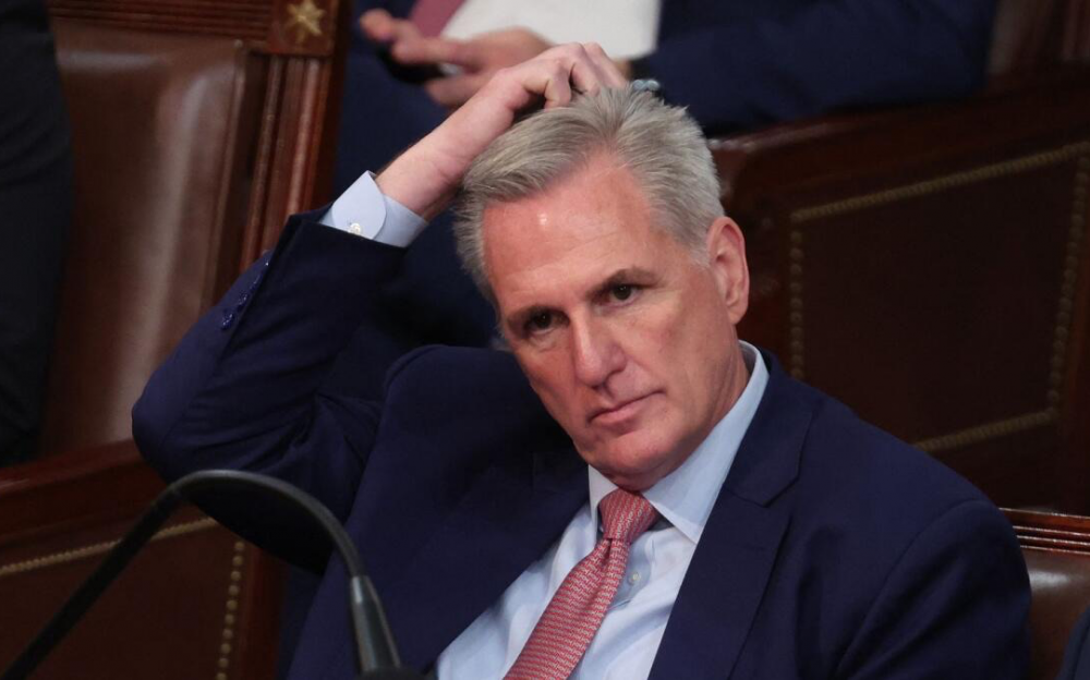 共和党人麦卡锡失去竞选美国众议院议长的首次投票