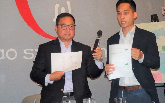 俞斌號召華人支持哈里斯縣區長候選人周浩恩 華人後代日後在美政界爭一席之地就在此一役